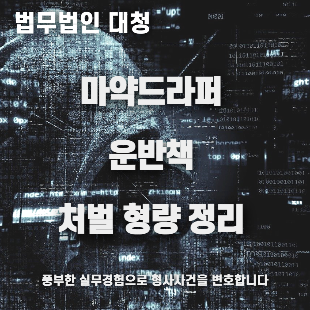 마약드라퍼 운반책 던지기 알바