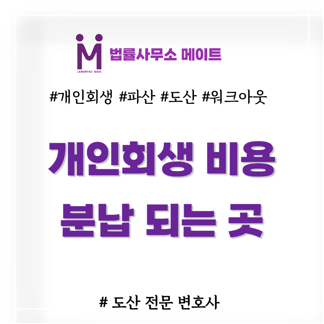 개인회생비용분납